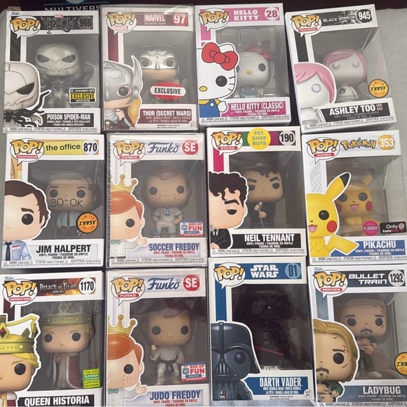 Funko Pop! Assorted Boxed Figures with Hello Kitty & Pikachu and more